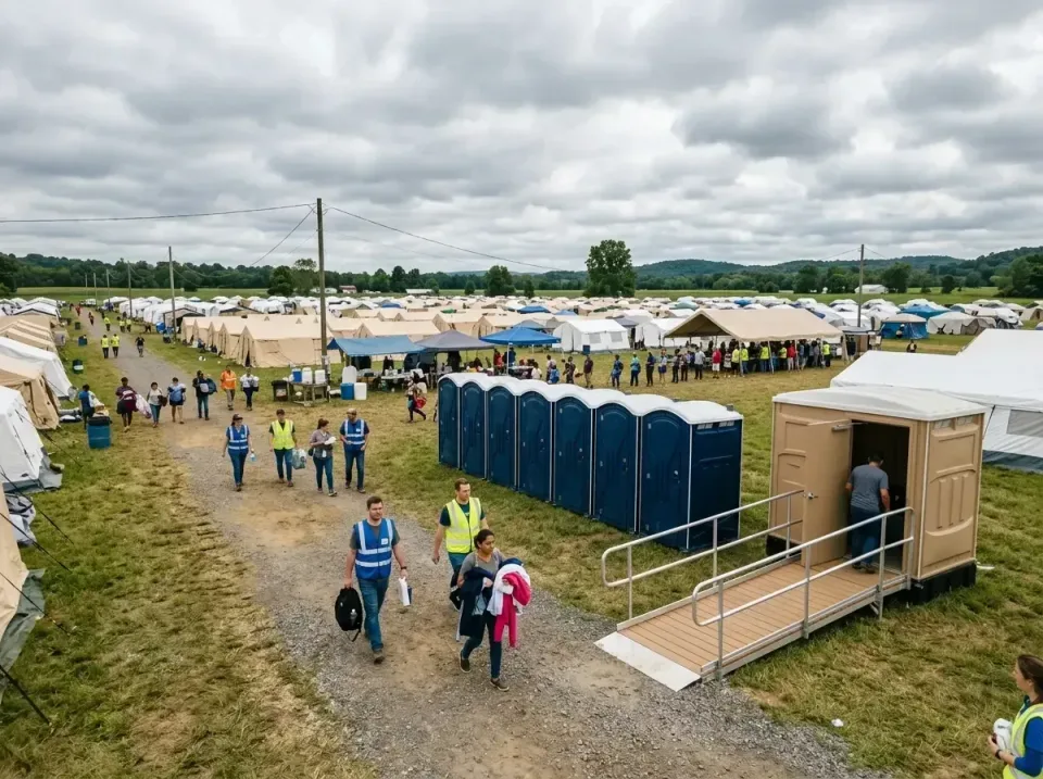 disaster-relief-camp-restrooms-010 — frequently asked questions, Dumpster & Portable Bathrooms Rental in District Heights, MD